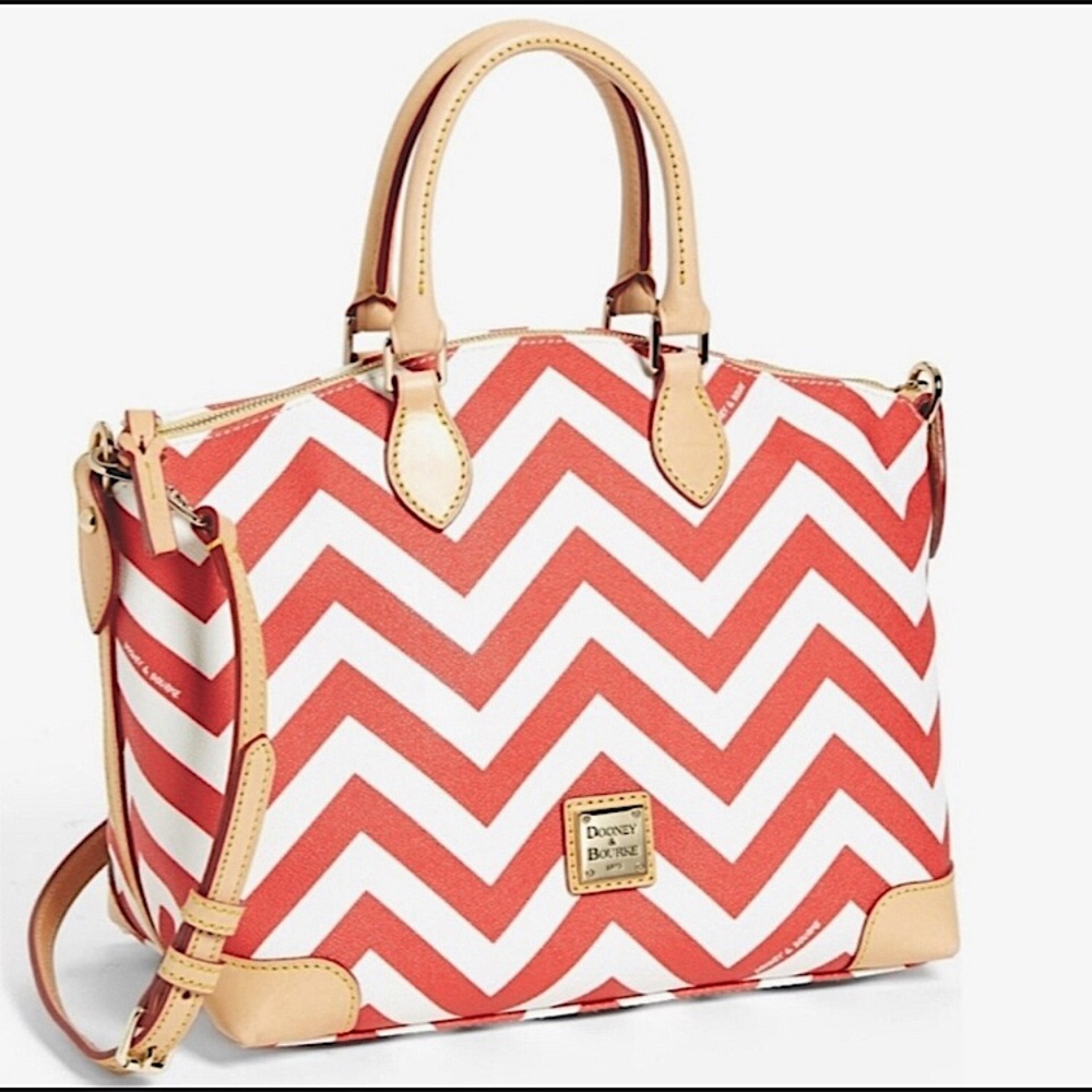 Dooney & Bourke Chevron Dome Satchel